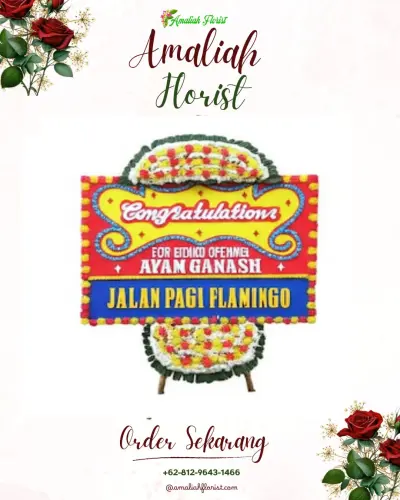 Bunga Papan Congratulation di Kesamben